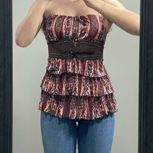 Rue21 Strapless Belted Top